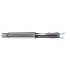 M10 x 1.0 Dia. - 6H - 4 FL - Carbide Semi-Bott Tap - Bright Finish-Coolant-Thru-FORM-C - Apex Tool & Supply