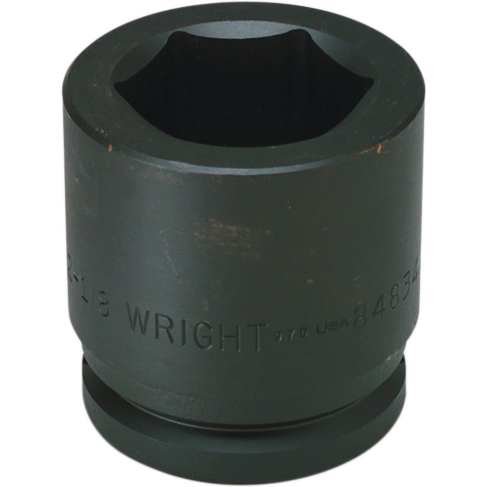 Wright Tool & Forge - Impact Sockets; Drive Size: 1-1/2 ; Size (mm): 135.0000 ; Type: Standard ; Style: Impact Socket ; Style: Impact Socket ; Style: Impact Socket - Exact Industrial Supply