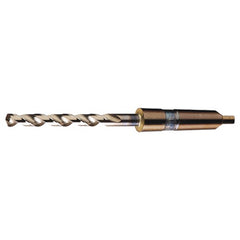 7/8 RHS / RHC HSS-CO 8% (M42) 135 Degree Notched Point Cobalt Taper Shank Drill - Straw / Gold Oxide