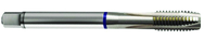 M10x1.5 6H 3-Flute Cobalt Blue Ring Spiral Point Plug Tap-Bright - Apex Tool & Supply