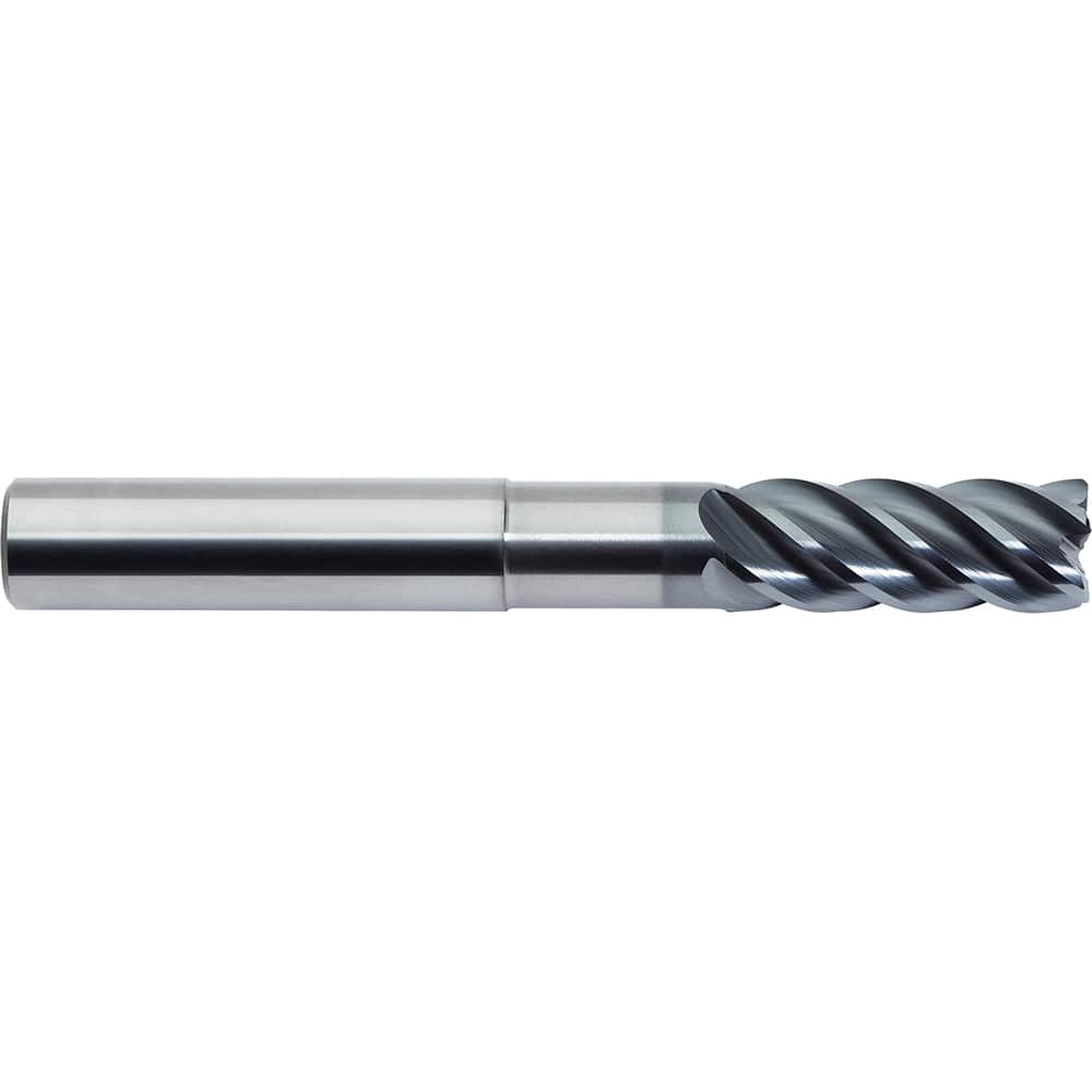 M.A. Ford - Corner Radius & Corner Chamfer End Mills; Mill Diameter (mm): 20.00 ; Mill Diameter (Decimal Inch): 0.7874 ; End Type: Corner Radius ; Corner Radius (mm): 4.00 ; Corner Radius (Inch): .157 ; Number of Flutes: 5 - Exact Industrial Supply