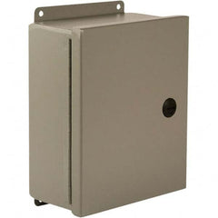Wiegmann - NEMA 4 Steel Standard Enclosure with Continuous Hinge Cover - Apex Tool & Supply