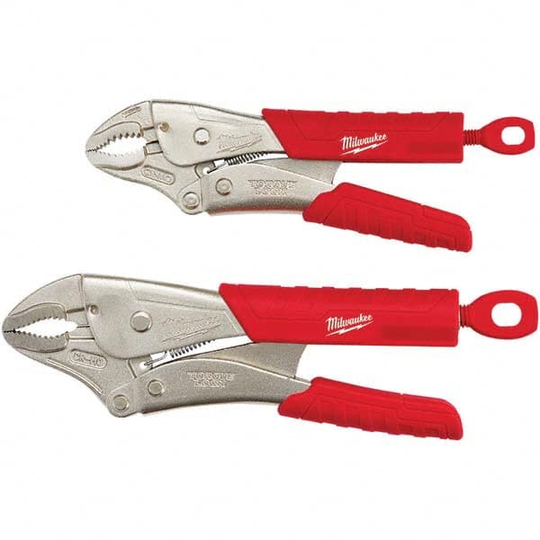 Milwaukee Tool - Plier Sets Set Type: Locking Pliers Number of Pieces: 2 - Apex Tool & Supply