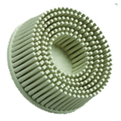 Scotch-Brite Roloc Bristle Disc RD-ZB 120 TR White 2″ × 5/8″ Tapered - Apex Tool & Supply