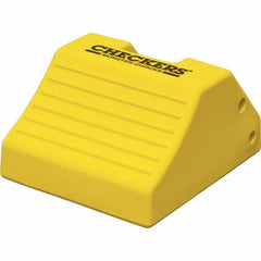 Checkers - Wheel Chocks Width (Inch): 15 Height (Inch): 10 - Apex Tool & Supply