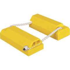 Checkers - Wheel Chocks Width (Inch): 6 Height (Inch): 4 - Apex Tool & Supply
