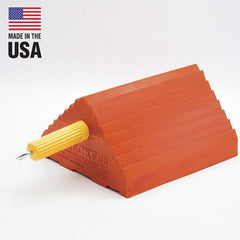 Checkers - Wheel Chocks Width (Inch): 8-1/2 Height (Inch): 5 - Apex Tool & Supply