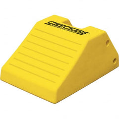 Checkers - Wheel Chocks Width (Inch): 15 Height (Inch): 10-1/2 - Apex Tool & Supply