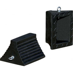 Checkers - Wheel Chocks Width (Inch): 8 Height (Inch): 6 - Apex Tool & Supply