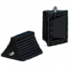Checkers - Wheel Chocks Width (Inch): 8 Height (Inch): 6 - Apex Tool & Supply