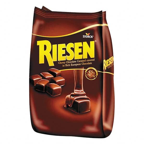 Riesen - Snacks, Cookies, Candy & Gum Breakroom Accessory Type: Candy Breakroom Accessory Description: Chocolate Caramel Candies, 30oz Bag - Apex Tool & Supply
