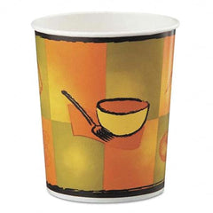 Chinet - Streetside Squat Paper Food Container, Streetside Design, 16 oz, 25/Bag - Apex Tool & Supply
