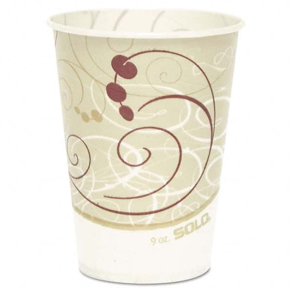 DART - Waxed Paper Cold Cups, 9 oz, Symphony Design, 100/Bag - Apex Tool & Supply