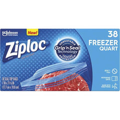 Ziploc - Reclosable Food & Sandwich Bags Volume Capacity: 1 Qt. Width (Inch): 6.970 - Apex Tool & Supply