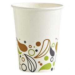 Boardwalk - Deerfield Printed Paper Cold Cups, 12 oz, 50 Cups/Pack, 20 Packs/Carton - Apex Tool & Supply
