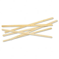 ECO PRODUCTS - Coffee, Tea & Accessories Breakroom Accessory Type: Coffee Stirrers Breakroom Accessory Description: Renewable Wooden Stir Sticks - 7" 1000/Pack 10 Pk/Carton - Apex Tool & Supply