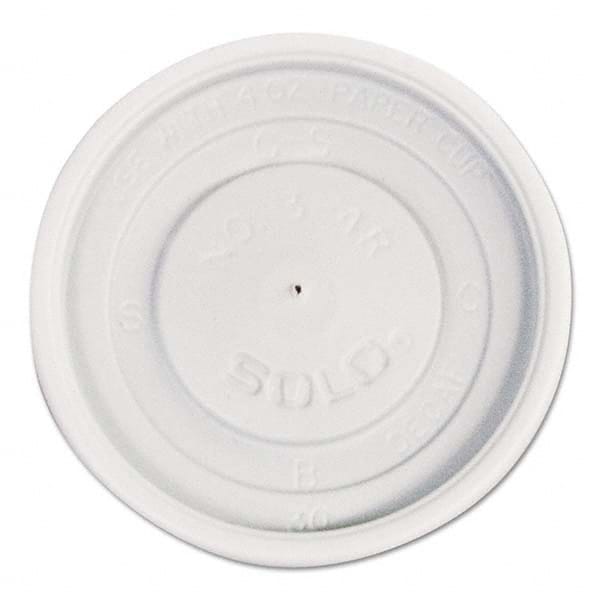 DART - Polystyrene Vented Hot Cup Lids, 4 oz Cups, White, 100/Pack, 10 Packs/Carton - Apex Tool & Supply