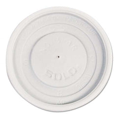 DART - Polystyrene Vented Hot Cup Lids, 4 oz Cups, White, 100/Pack, 10 Packs/Carton - Apex Tool & Supply