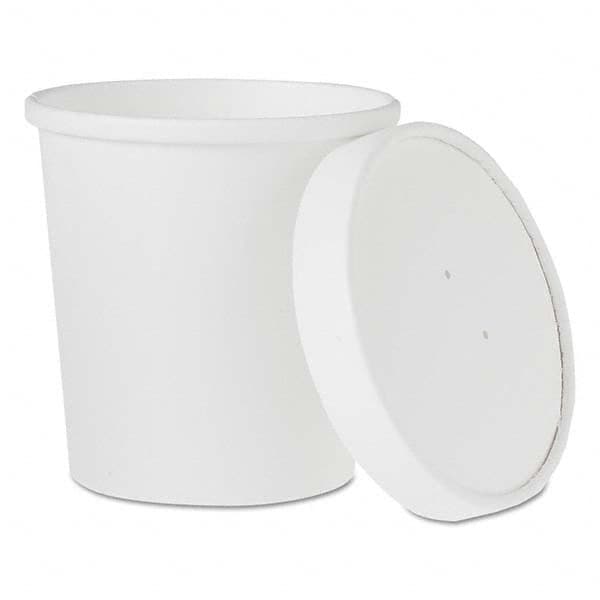 DART - Flexstyle Double Poly Food Combo Pack, 16 oz, White, 25/Pack, 10 Packs/Carton - Apex Tool & Supply