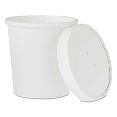 DART - Flexstyle Double Poly Food Combo Pack, 16 oz, White, 25/Pack, 10 Packs/Carton - Apex Tool & Supply