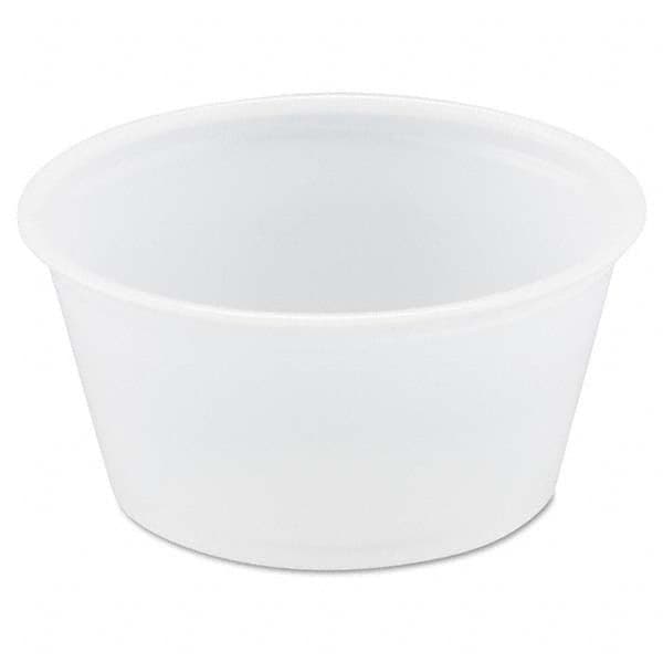 DART - Polystyrene Portion Cups, 2 oz, Translucent, 250/Bag, 10 Bags/Carton - Apex Tool & Supply