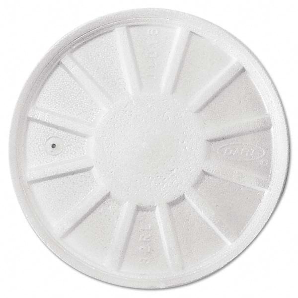 DART - Vented Foam Lids 8-44 oz Cups White 50/bag 10 Bags/Carton - Apex Tool & Supply