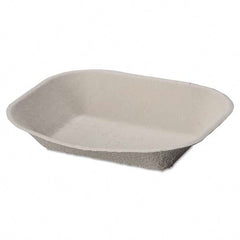Chinet - Savaday Molded Fiber Food Tray, 9 x 7, Beige, 250/Bag, 500/Carton - Apex Tool & Supply