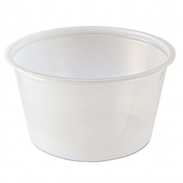 Fabri-Kal - Portion Cups, 4 oz, Clear, 125/Sleeve, 20 Sleeves/Carton - Apex Tool & Supply