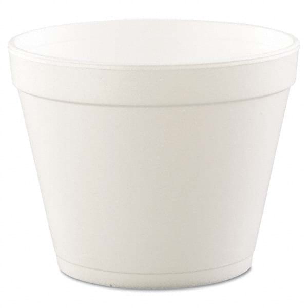 DART - Foam Containers, Foam, 24 oz, White, 25/Bag, 20 Bags/Carton - Apex Tool & Supply