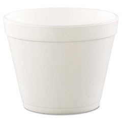 DART - Foam Containers, Foam, 24 oz, White, 25/Bag, 20 Bags/Carton - Apex Tool & Supply