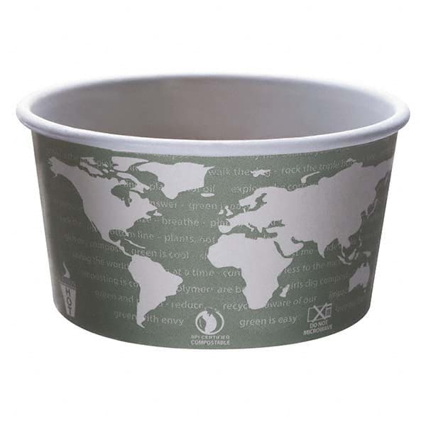 ECO PRODUCTS - World Art Renewable and Compostable Food Container, 12 oz, Green, 25/Pack, 20 Packs/Carton - Apex Tool & Supply