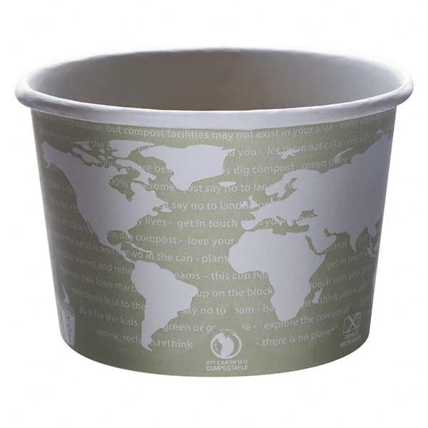 ECO PRODUCTS - World Art Renewable and Compostable Food Container, 16 oz, Seafoam, 25/Pack, 20 Packs/Carton - Apex Tool & Supply