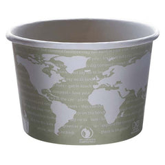 ECO PRODUCTS - World Art Renewable and Compostable Food Container, 16 oz, Seafoam, 25/Pack, 20 Packs/Carton - Apex Tool & Supply