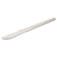 ECO PRODUCTS - Plantware Renewable & Compostable Knife - 6", 50/PK, 20 PK/CT - Apex Tool & Supply