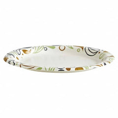 Boardwalk - Deerfield Printed Paper Plates, 6" Diam,Coated/Soak Proof,50 Plates/Pk, 20 Pks/Ct - Apex Tool & Supply