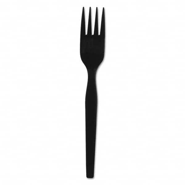 Dixie - SmartStock Plastic Cutlery Refill, Forks, 6", Black, 40/Pack, 24 Packs/CT - Apex Tool & Supply