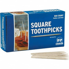 Royal Paper - Toiletries Type: Wood Toothpicks Container Type: Box - Apex Tool & Supply