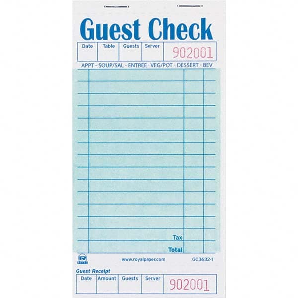 Royal Paper - Note Pads, Writing Pads & Notebooks Writing Pads & Notebook Type: Guest Book Size: 11 x 8-1/2 - Apex Tool & Supply