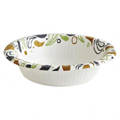 Boardwalk - Deerfield Printed Paper Bowl, 12 oz, Coated/Soak Proof, 125 Bowls/Pack, 8 Pks/Ct - Apex Tool & Supply