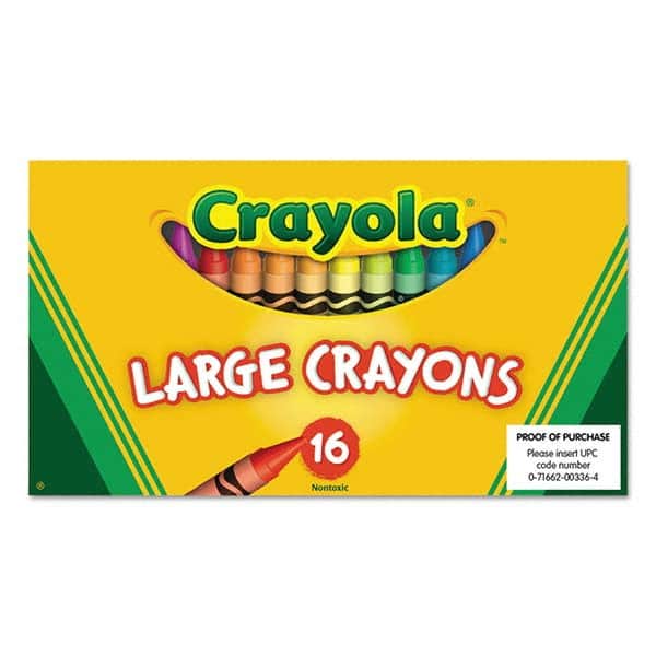 Crayola - Markers & Paintsticks Type: All Purpose Wax Crayon Color: Assorted - Apex Tool & Supply