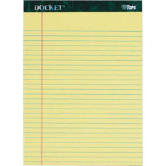 TOPS - Note Pads, Writing Pads & Notebooks Writing Pads & Notebook Type: Writing Pad Size: 8-1/2 x 11-3/4 - Apex Tool & Supply