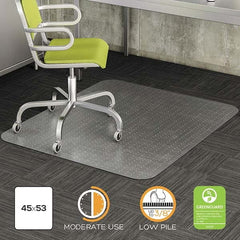 Deflect-o - Chair Mats Style: Beveled Edge Shape: Rectangular - Apex Tool & Supply