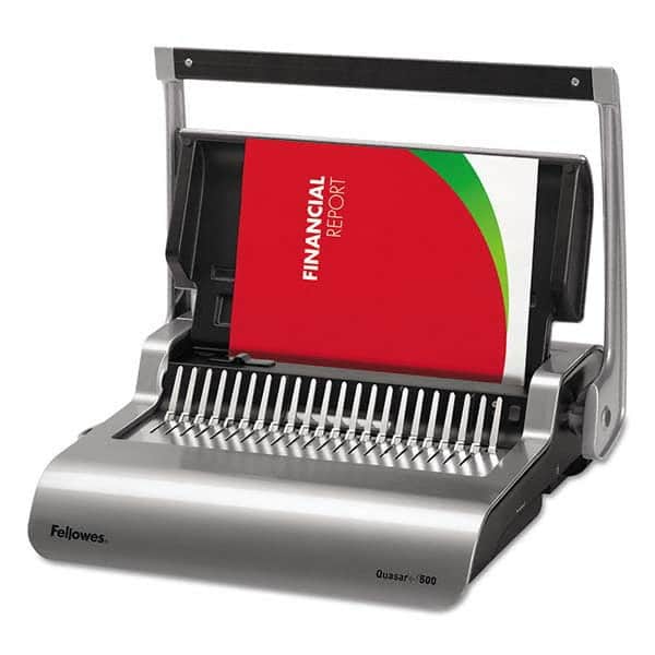 FELLOWES - Binding Machines Type: Comb Binding Spines Sheet Capacity: 500 - Apex Tool & Supply