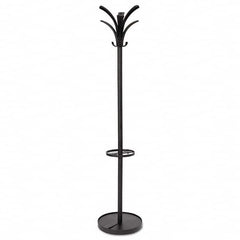 Alba - Coat Racks, Hooks & Shelving Type: Floor Rack Number of Hooks: 9 - Apex Tool & Supply