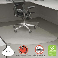 Deflect-o - Chair Mats Style: Straight Edge Shape: L-Shaped - Apex Tool & Supply