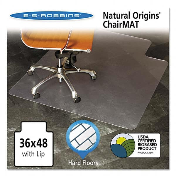 ES Robbins - Chair Mats Style: Straight Edge Shape: Rectangular - Apex Tool & Supply