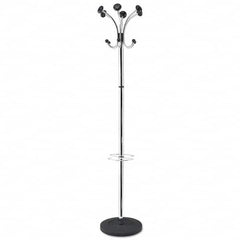 Alba - Coat Racks, Hooks & Shelving Type: Floor Rack Number of Hooks: 12 - Apex Tool & Supply