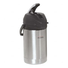 Bunn - Coffee, Tea & Accessories Breakroom Accessory Type: Carafe Breakroom Accessory Description: 2.5 Liter Lever Action Airpot - Apex Tool & Supply