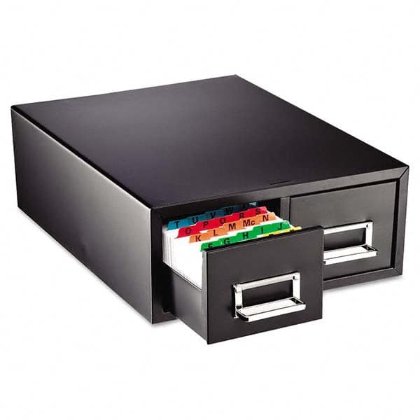 SteelMaster - Compartment Storage Boxes & Bins Type: Index Card Cabinet w/Pull Drawer Number of Compartments: 1.000 - Apex Tool & Supply