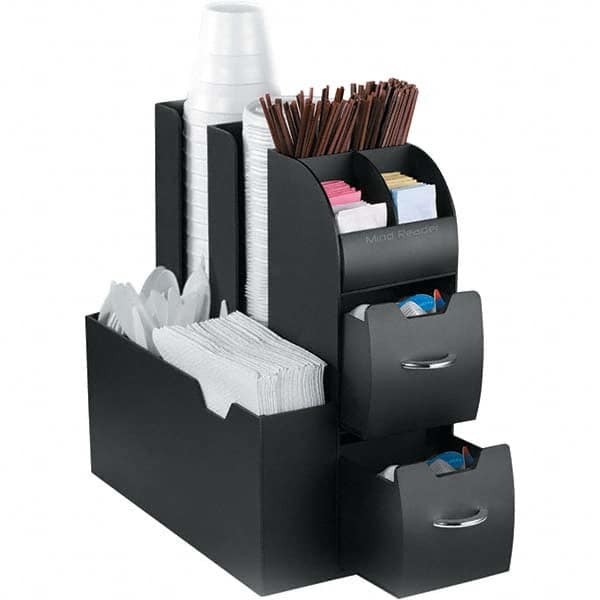 Mind Reader - Condiments & Dispensers Breakroom Accessory Type: Condiment Dispenser Breakroom Accessory Description: Coffee Condiment Caddy Organizer - Apex Tool & Supply